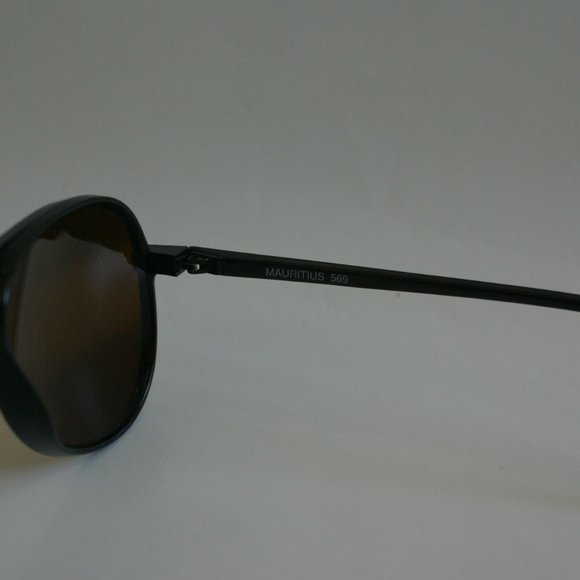 NWT TruVintage DB Pilot Aviator style w/ All weather amber lens Sunglasses - Picture 4 of 5